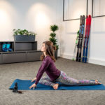 Yoga per alpinisti: posizione del piccione