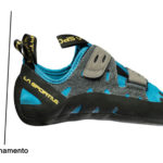 La tarantula, scarpetta da arrampicata senza tensionamento