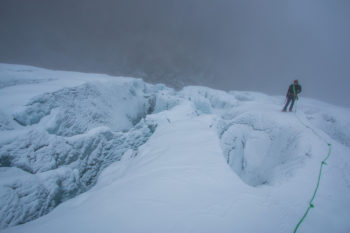 Il labirinto di crepacci del Piz Buin