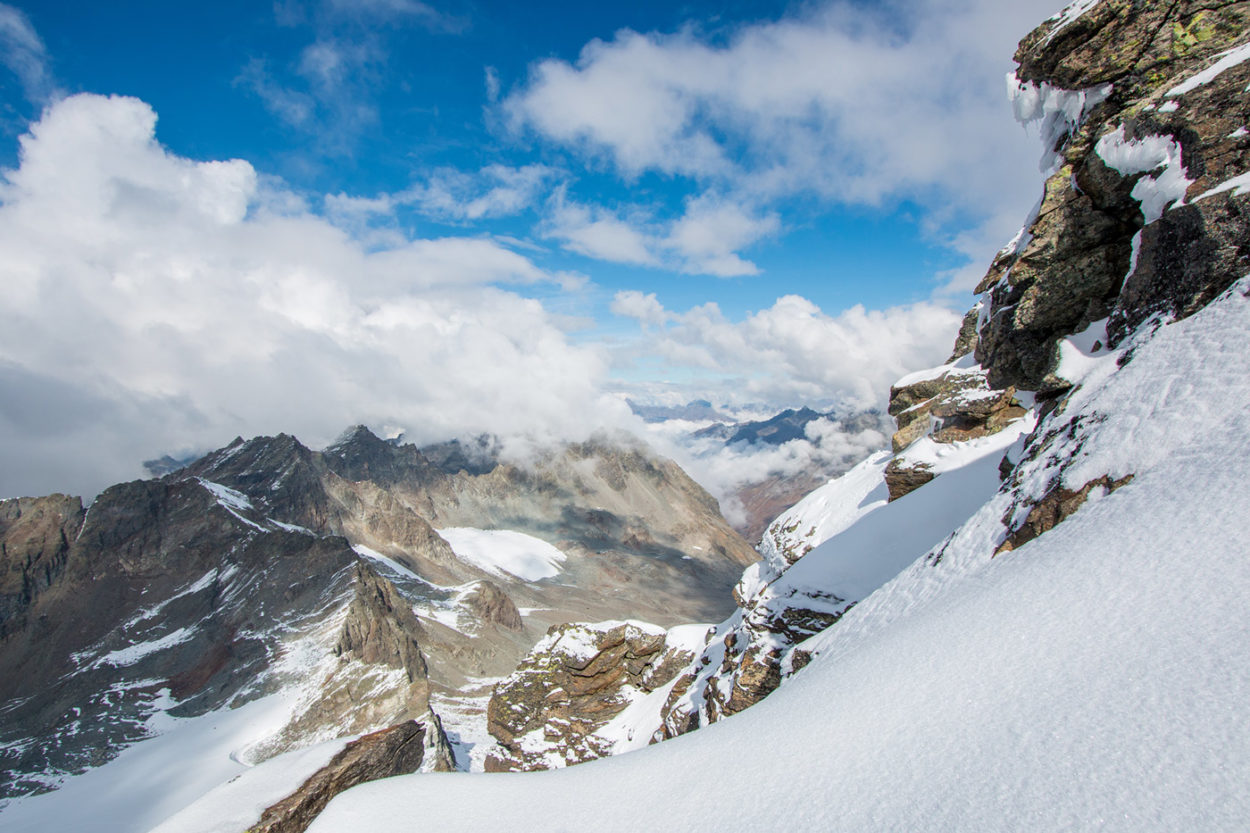 Il panorama da Piz Buin