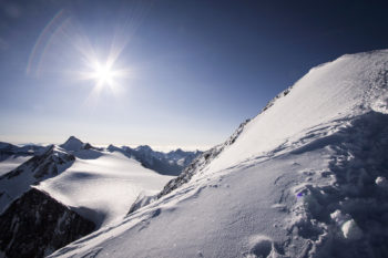 Panorama dalla cresta del Similaun