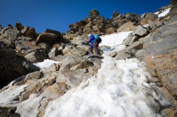 Ascensione alla cresta del Pan di Zucchero