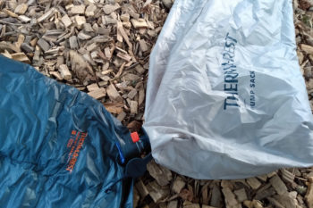 Sacchetto gonfiaggio materassino