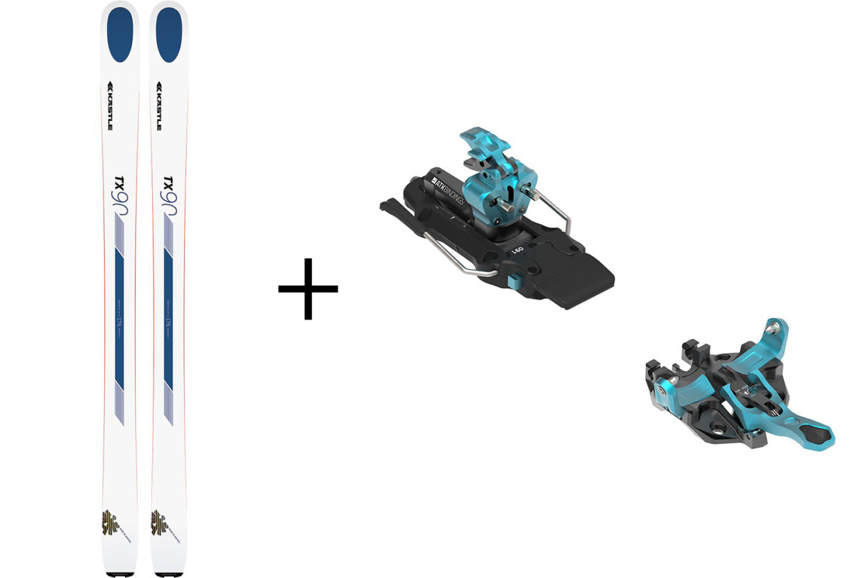 Set da scialpinismo kaestle tx 90 atk r12
