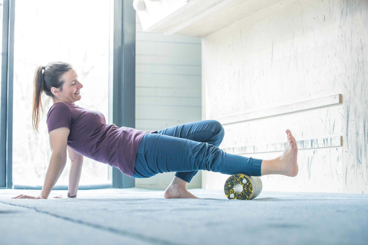 Lena si allena con un Blackroll