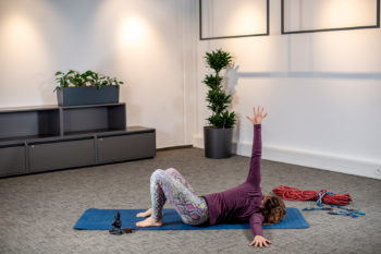 Posizione per allungare i pettorali