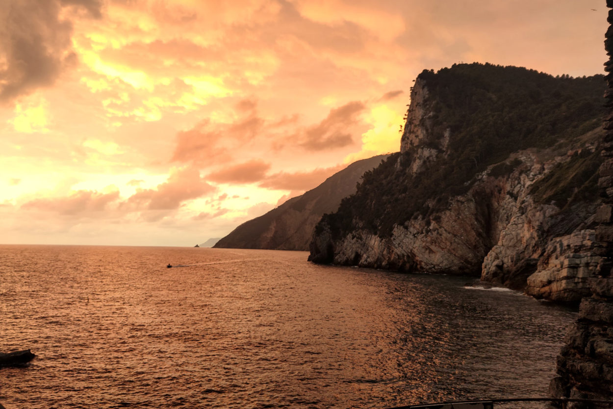 Un panorama in liguria