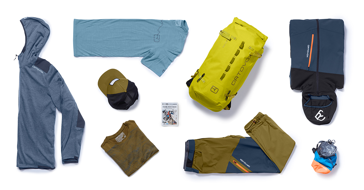 La collezione Climbing è caratterizzata da materiali resistenti allo strappo e alle sfregature e da dettagli progettati appositamente per i climber.