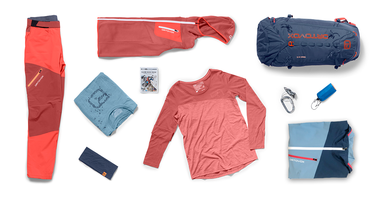 La collezione Climbing è caratterizzata da materiali resistenti allo strappo e alle sfregature e da dettagli progettati appositamente per le climber.
