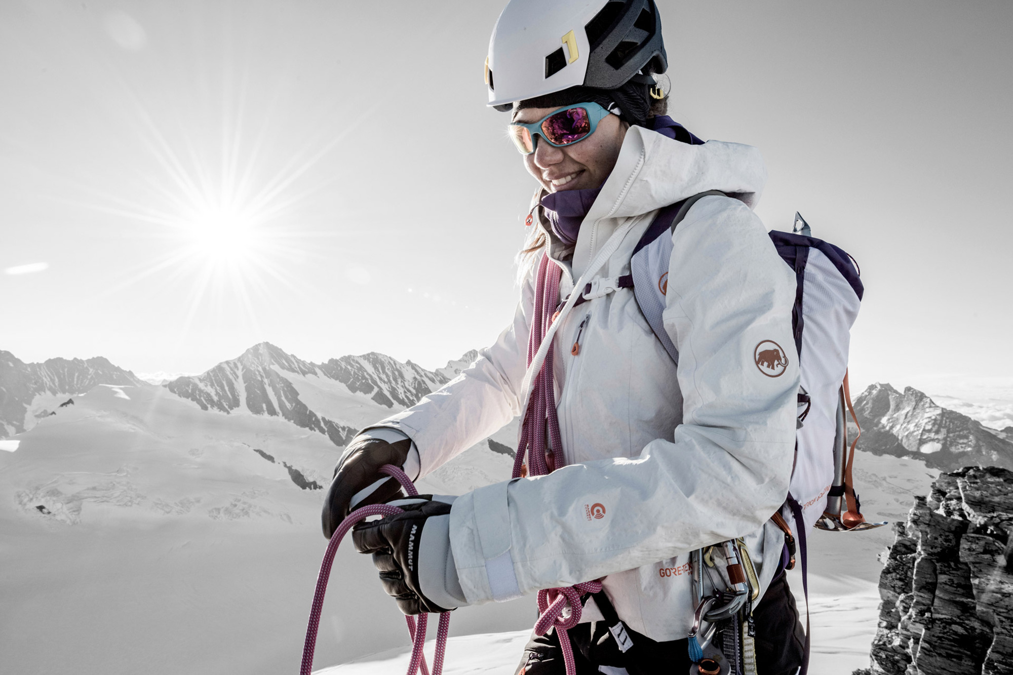 Gore-Tex Pro è stato progettato per le esigenze più elevate. ammut, per esempio, utilizza la tecnologia nella collezione Eiger.